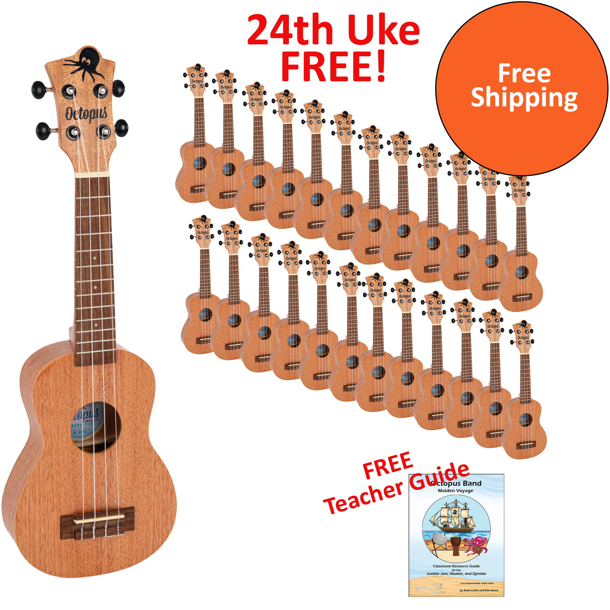 24 Uke Pack- 24th Uke FREE! :: Panyard