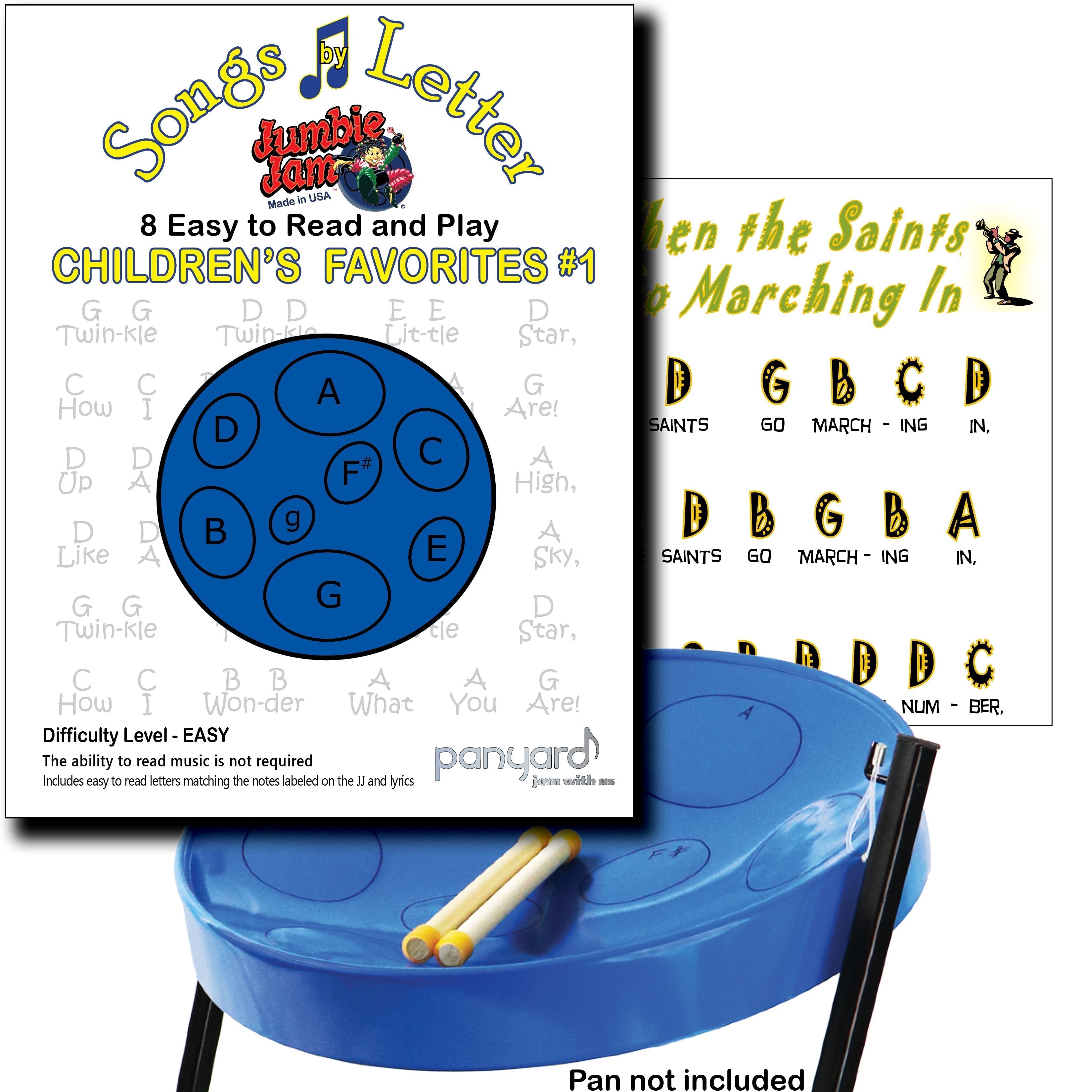 Classroom Jumbie Jam Song Book - Songs by Letter - Children's